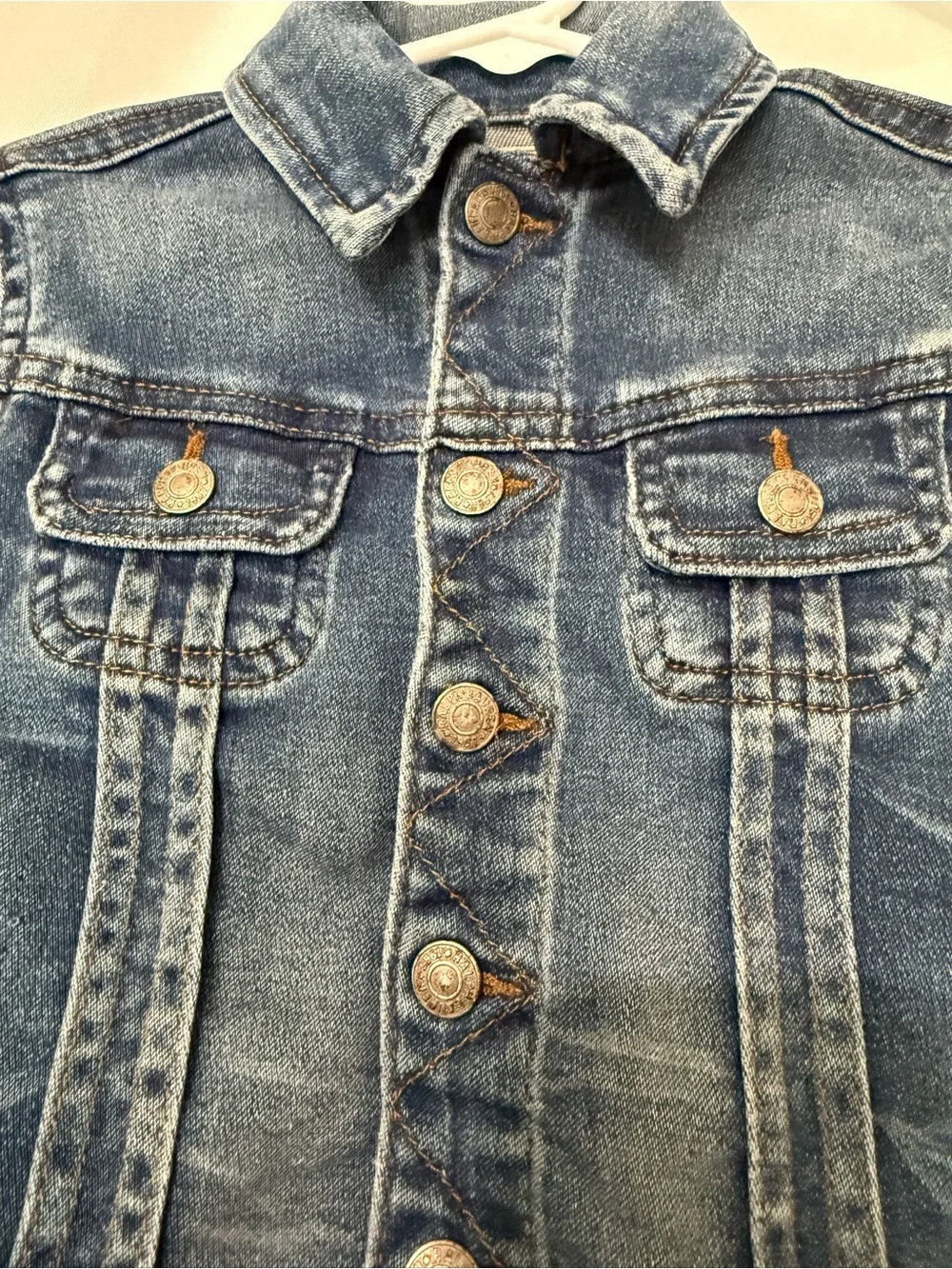 Ralph Lauren Kids Distressed Blue Denim Jacket 3T